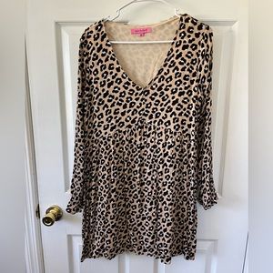 GUC Simply Southern leopard print dress, size M.